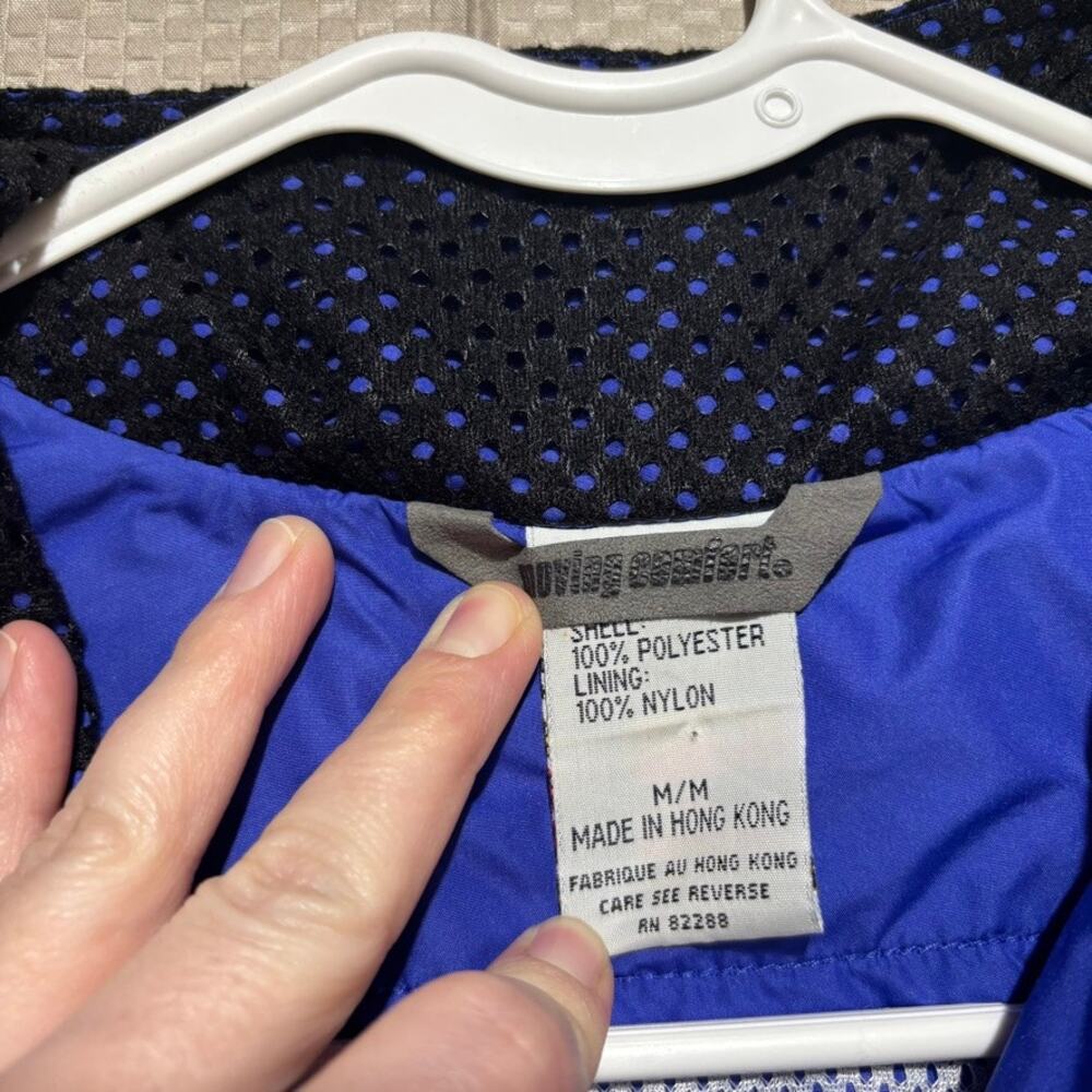 Moving Comfort Women's M Royal Blue Windbreaker Full Zip Mesh Lined Athletic Run - Picture 6 of 11